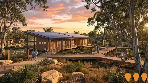 AI impression: Gunnedah Koala Sanctuary, Tourism