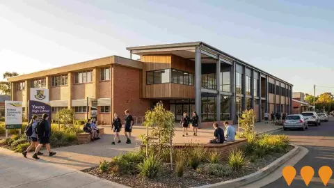AI impression: Young High School and New Joint Use Library and Community Facility Upgrade, Education & Training