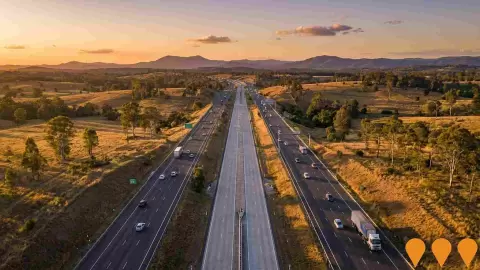 AI impression: Moreton Motorway (Bruce Highway Western Alternative), Transport & Logistics