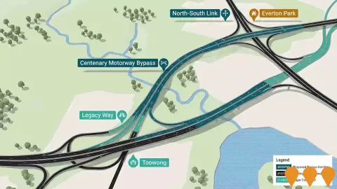 AI impression: Centenary Motorway Bypass, Transport & Logistics