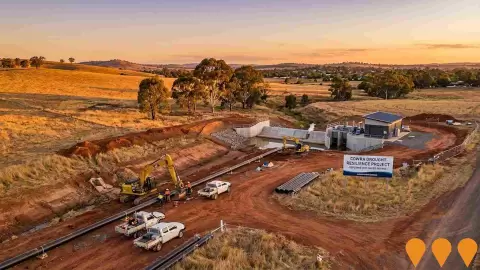 AI impression: Cowra Drought Resilience Plan, Environmental & Disaster Management