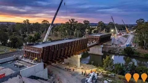 AI impression: Muswellbrook Bridge Replacements, Transport & Logistics