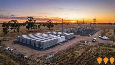 AI impression: Corowa Battery Energy Storage System, Energy
