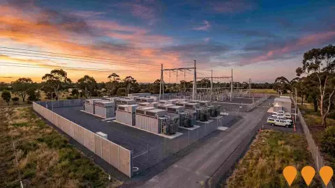 AI impression: Thomastown Battery Energy Storage System (BESS), Energy
