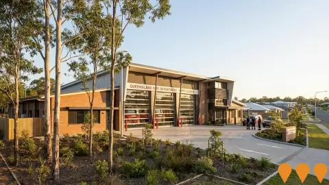 AI impression: Sippy Downs West Queensland Fire Department Station, National Security