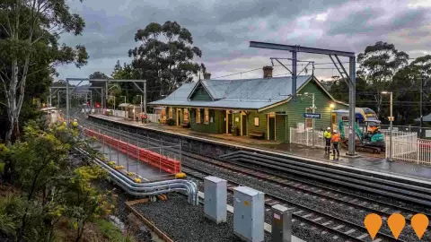 AI impression: Rail Infrastructure Upgrades - Springwood Station, Transport & Logistics