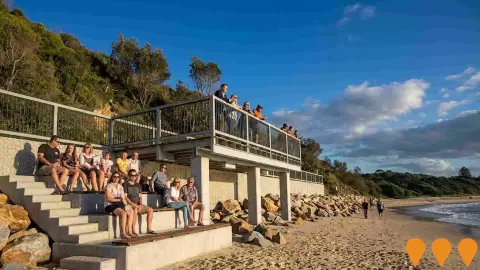 AI impression: Main Beach Protective Seawall and Bleachers, Environmental & Disaster Management