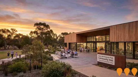 AI impression: Kevin Hill Roberts Park Community Hub, Communities