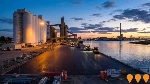 AI impression: Port Pirie Wharf Upgrades, Ports, Marinas, Fisheries & Aquaculture