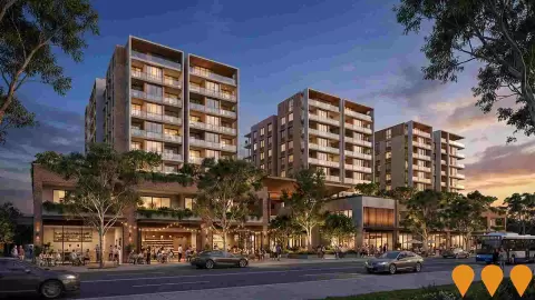 AI impression: Wiley Park Plaza Mixed-Use Development, Communities