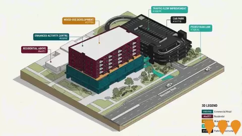 AI impression: Devon Plaza Redevelopment, Communities, Precincts & Urban Renewal