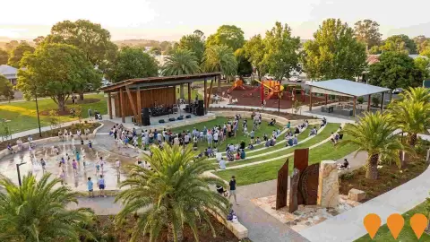 AI impression: Wingham Central Park Master Plan, Sports & Recreation