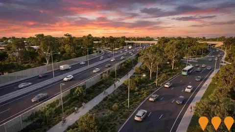 AI impression: Tonkin Highway Corridor - Roe Highway to Kelvin Road, Transport & Logistics