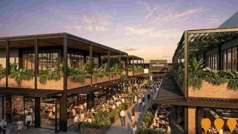 AI impression: James Place, Retail
