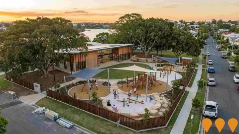AI impression: Bulimba Memorial Park and Community Centre Upgrade, Sports & Recreation