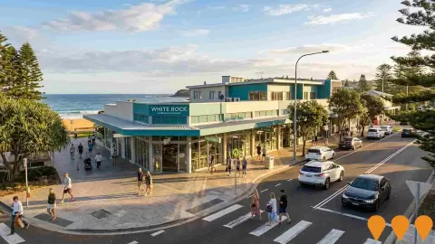 AI impression: East Quarter Collaroy (Stage 1 - Eastbank / White Rock), Residential Development