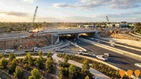 AI impression: Clyde Road Upgrade, Transport & Logistics
