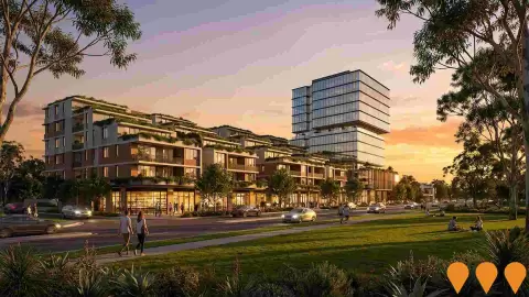 AI impression: Corrimal Transport Oriented Development Area, Residential Development