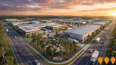 AI impression: West Kempsey General Industrial Land Expansion, Business Parks & Technology Hubs