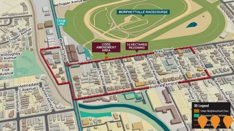 AI impression: Morphettville / Glengowrie Horse Related Activities Code Amendment, Residential Development