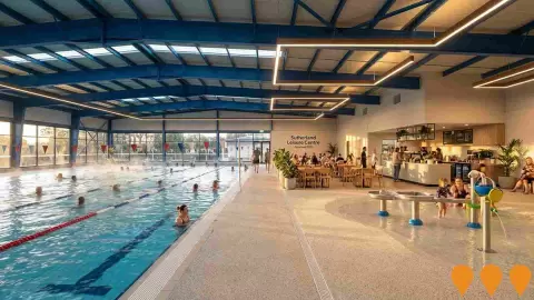 AI impression: Sutherland Leisure Centre Indoor Complex Renewal, Sports & Recreation