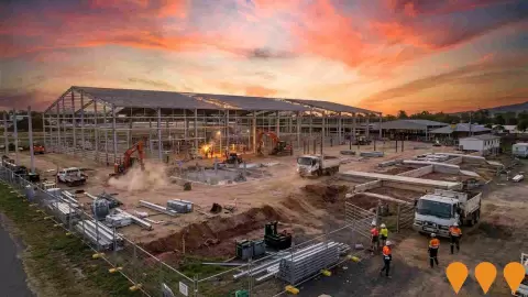 AI impression: Warwick Saleyards Redevelopment Project, Agriculture & Rural Development