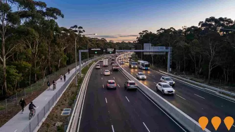 AI impression: Wakehurst Parkway Improvements (Frenchs Forest to Narrabeen), Transport & Logistics