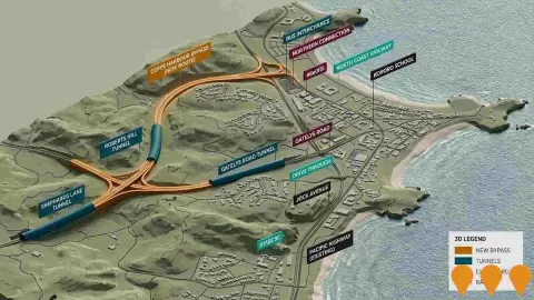 AI impression: Coffs Harbour Bypass, Transport & Logistics