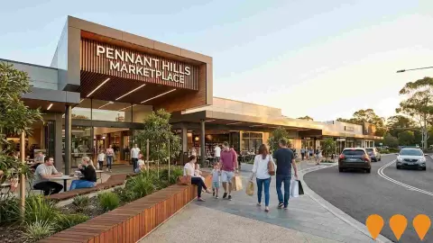 AI impression: Pennant Hills Marketplace Refurbishment, Retail