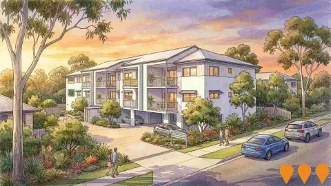 AI impression: Eildon Hill Residences, Communities