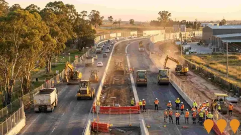 AI impression: Mamre Road Upgrade - M4 Motorway to Erskine Park Road (Stage 1), Transport & Logistics