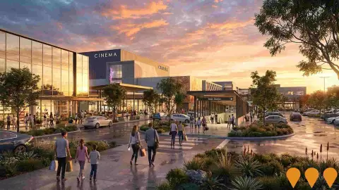 AI impression: Alkimos Central Shopping Centre, Retail