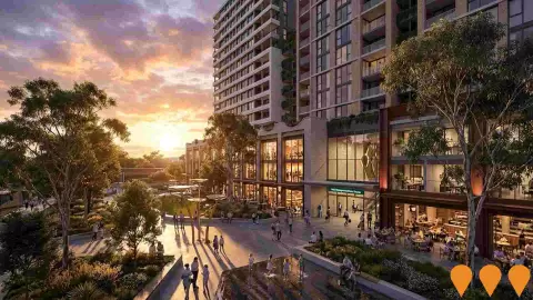 AI impression: Hills Showground East Precinct, Communities, Precincts & Urban Renewal