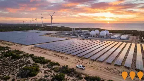 AI impression: Arrowsmith Hydrogen Project, Energy