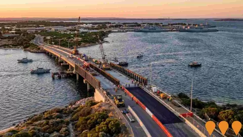 AI impression: Garden Island Causeway Upgrade, National Security