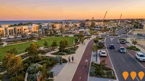 AI impression: Cockburn Coast - Shoreline Development, Communities, Precincts & Urban Renewal