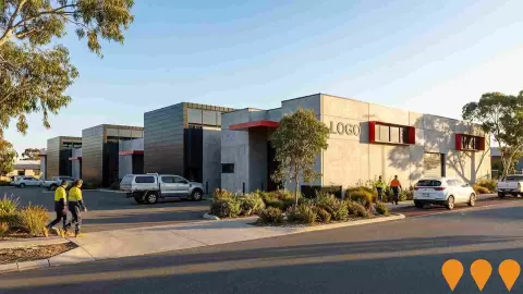 AI impression: Meridian Park Stage 2B Industrial Land Release, Business Parks & Technology Hubs