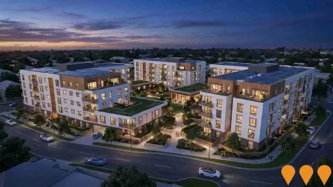 AI impression: Ocean Gardens Multi-Generational Living, Residential Development