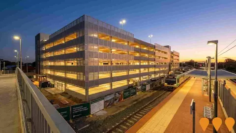 AI impression: Greenwood Station Multi-Storey Car Park, Transport & Logistics