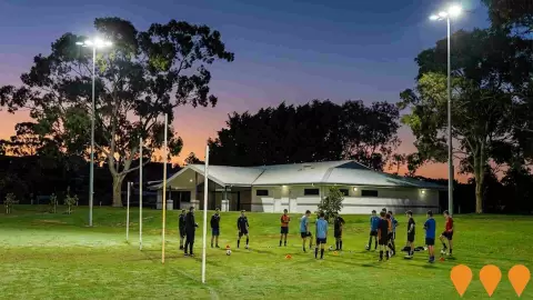 AI impression: Warwick Open Space - Pitch 1 LED Upgrade, Sports & Recreation
