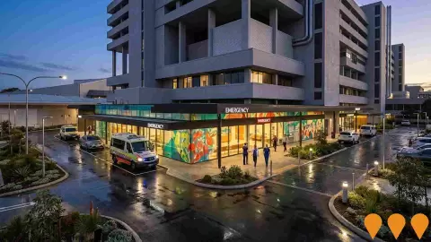AI impression: Sir Charles Gairdner Hospital Emergency Department Redevelopment, Health & Medical