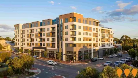 AI impression: Four-storey mixed-use development at Lot 551 (No. 27) Willcock Street, Communities, Precincts & Urban Renewal