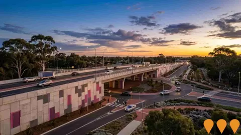 AI impression: Wanneroo Road Intersection Upgrades, Transport & Logistics