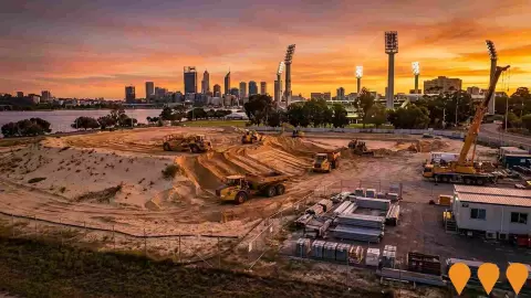 AI impression: Waterbank East Perth - Interim Sporting Precinct, Sports & Recreation