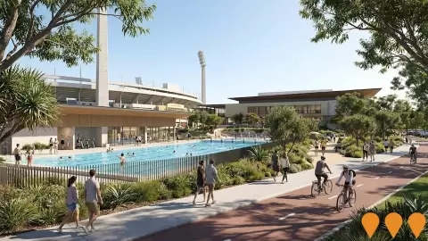 AI impression: WACA Ground Improvement Project, Sports & Recreation