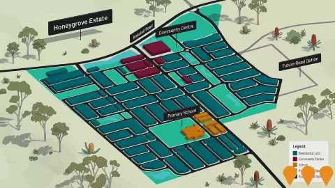 AI impression: Honeygrove Estate, Residential Development