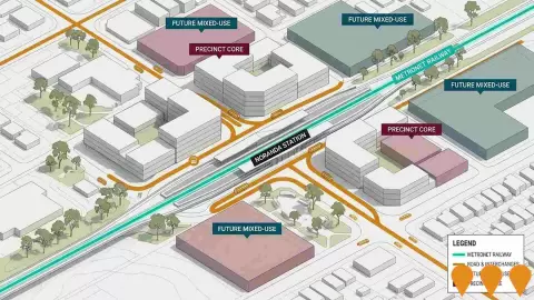 AI impression: Noranda Station Precinct Development, Communities, Precincts & Urban Renewal