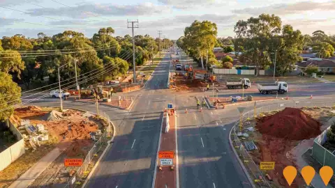 AI impression: Leach Highway and Manning Road Intersection Upgrade, Transport & Logistics