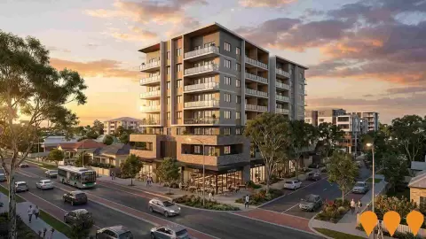 AI impression: Ebizco Rivervale Mixed-Use Tower, Communities