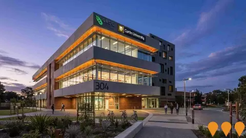 AI impression: Curtin University Net Zero Precinct Digital Twin, Science & Research